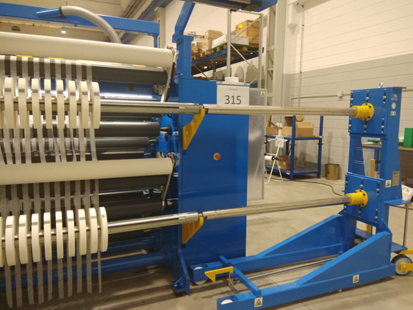 Taglierina Ribobinatrice Fissaggio Code